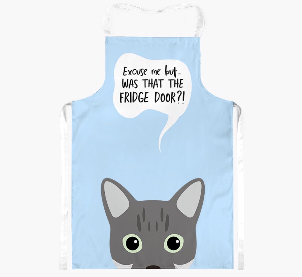 Was That The Fridge Door: Personalised {breedShortName} Apron