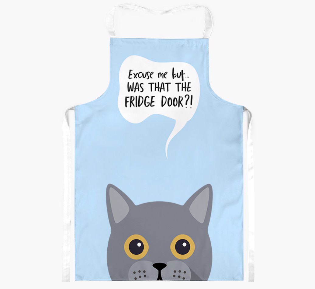 Was That The Fridge Door: Personalised {breedShortName} Apron