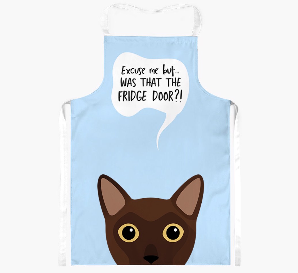 Was That The Fridge Door: Personalised {breedShortName} Apron