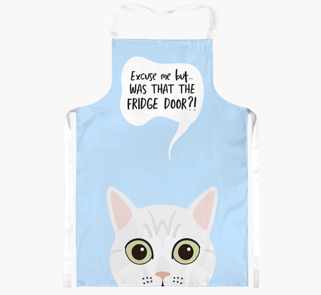 Was That The Fridge Door: Personalised {breedShortName} Apron