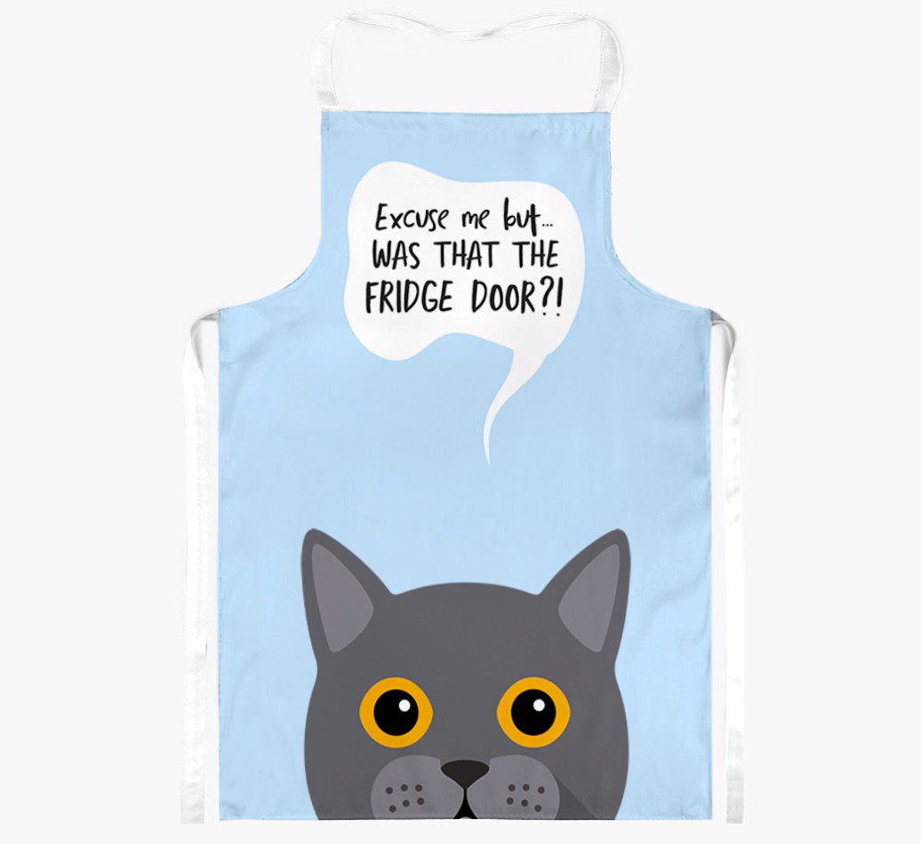 Was That The Fridge Door: Personalised {breedShortName} Apron