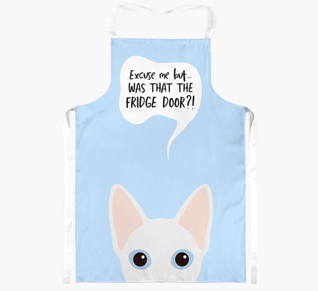 Was That The Fridge Door: Personalised {breedShortName} Apron