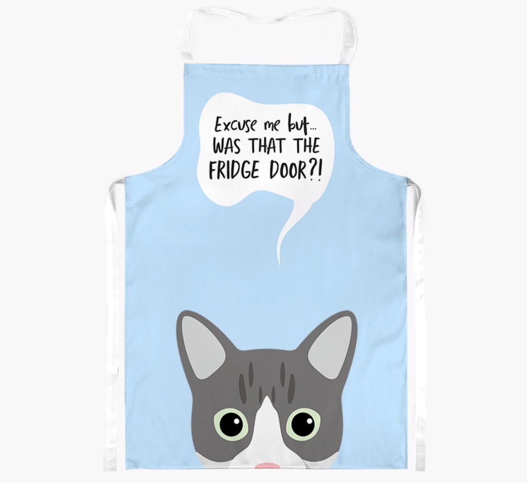 Was That The Fridge Door: Personalised {breedShortName} Apron