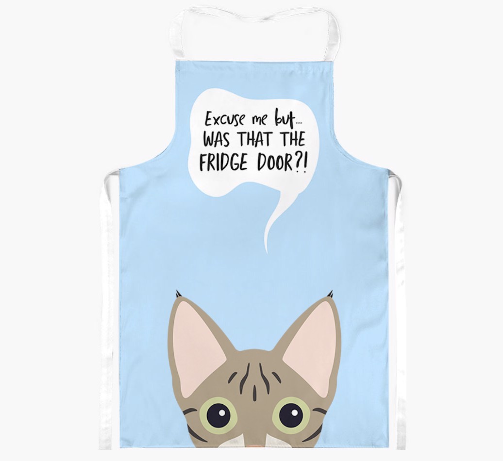 Was That The Fridge Door: Personalised {breedShortName} Apron