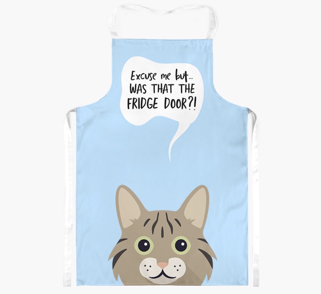 Was That The Fridge Door: Personalised {breedShortName} Apron