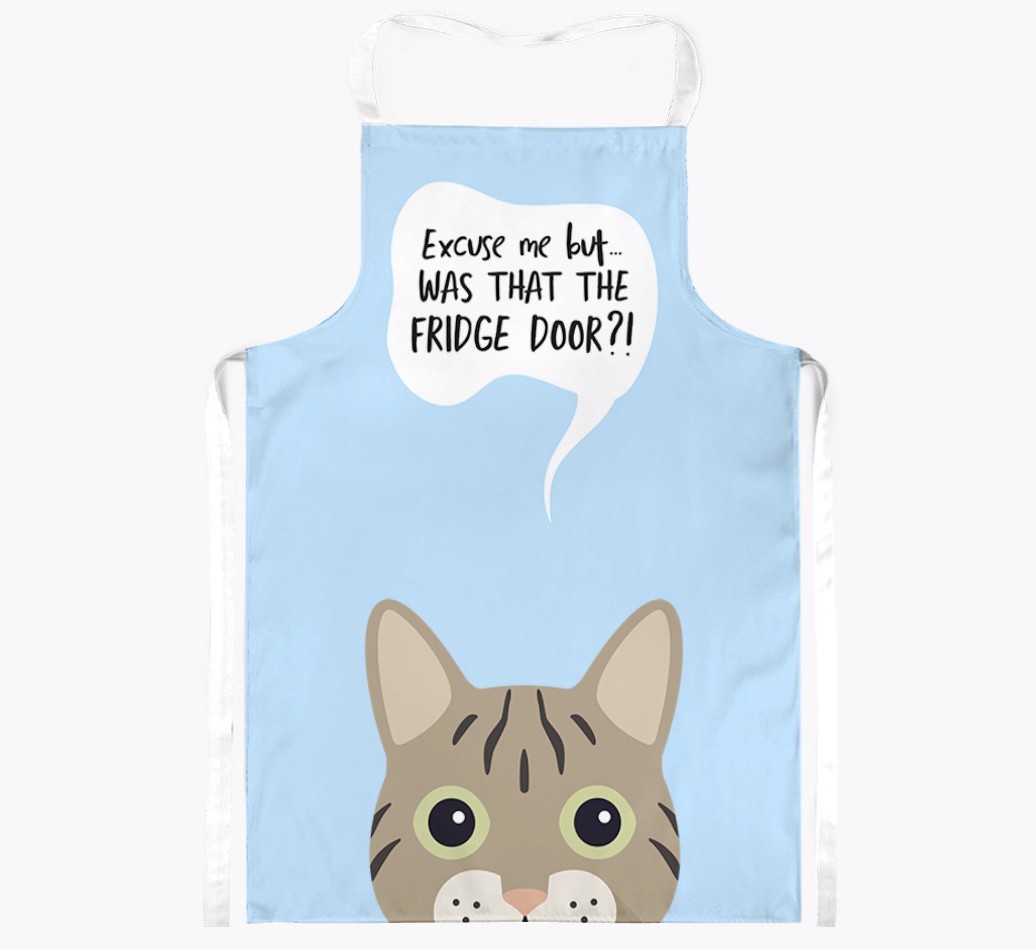 Was That The Fridge Door: Personalised {breedShortName} Apron