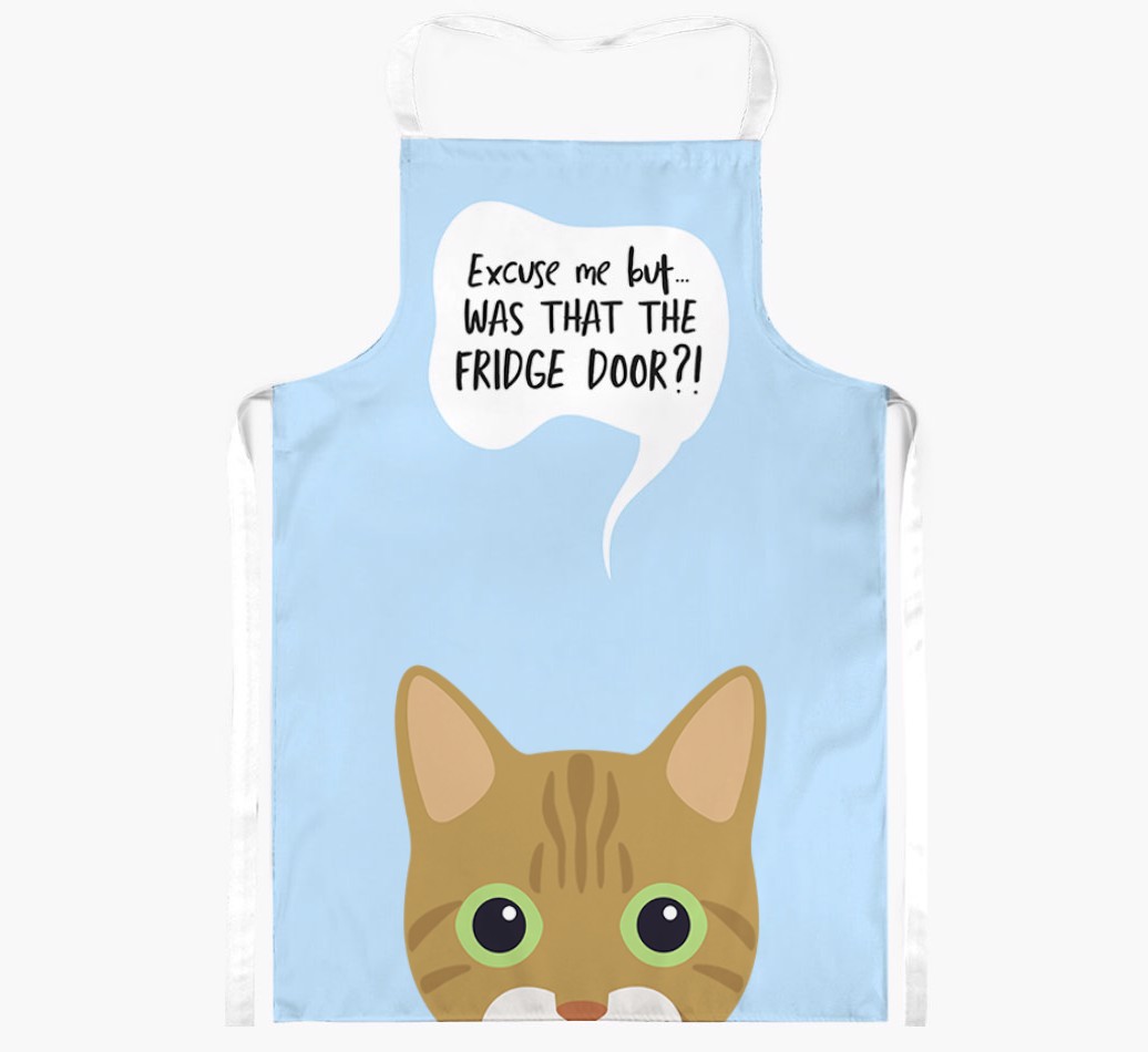 Was That The Fridge Door: Personalised {breedShortName} Apron