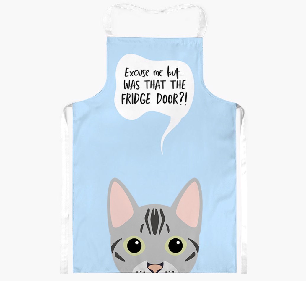 Was That The Fridge Door: Personalised {breedShortName} Apron