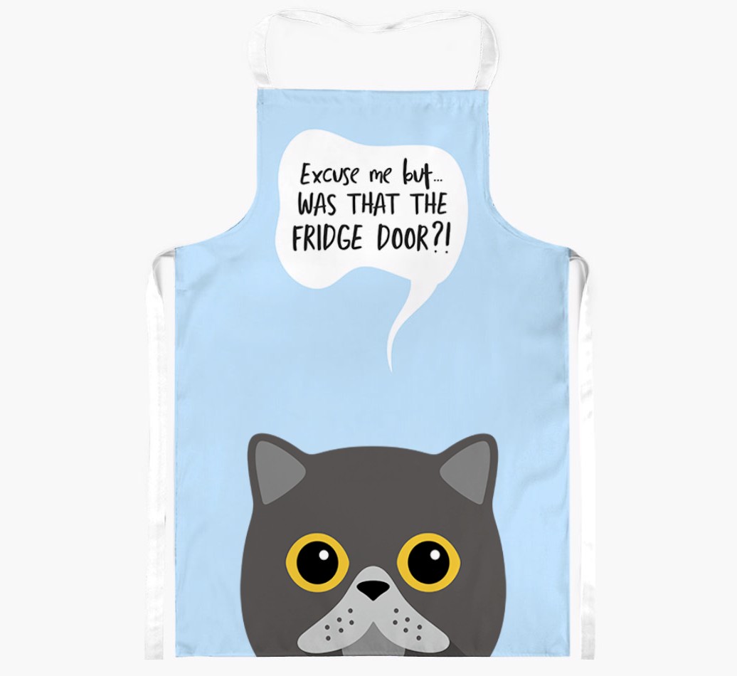 Was That The Fridge Door: Personalised {breedShortName} Apron