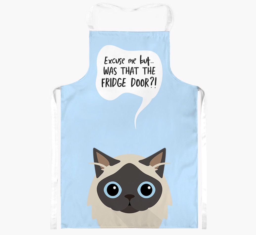 Was That The Fridge Door: Personalised {breedShortName} Apron