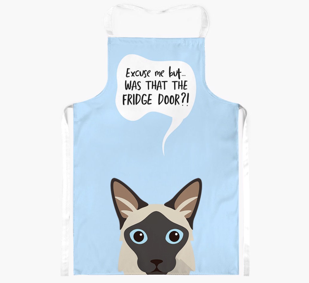 Was That The Fridge Door: Personalised {breedShortName} Apron