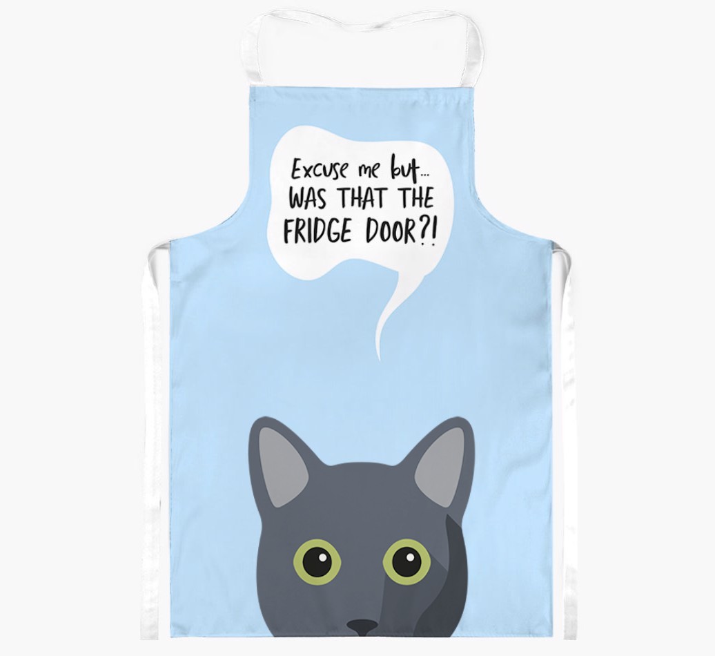 Was That The Fridge Door: Personalised {breedShortName} Apron