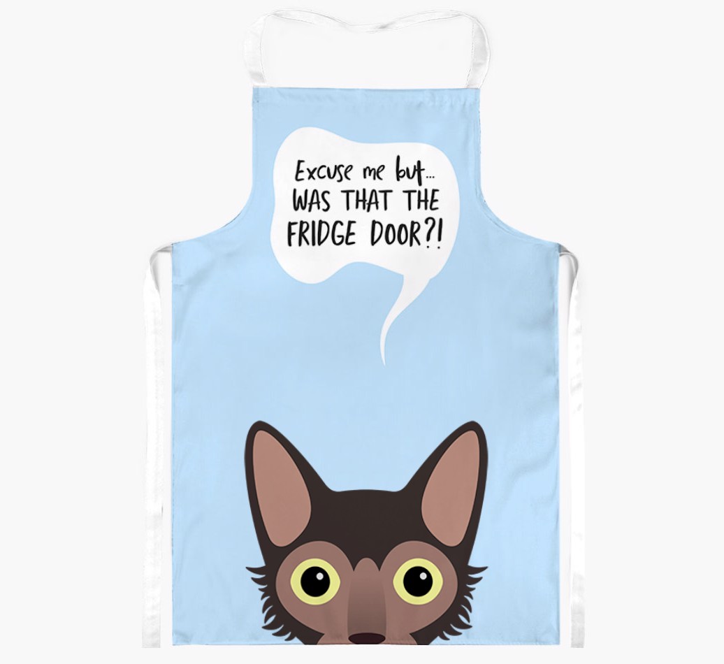 Was That The Fridge Door: Personalised {breedShortName} Apron