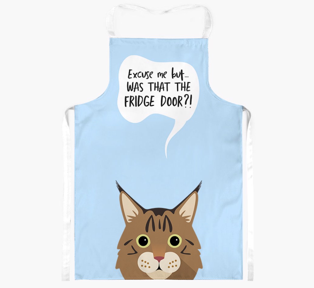 Was That The Fridge Door: Personalised {breedShortName} Apron