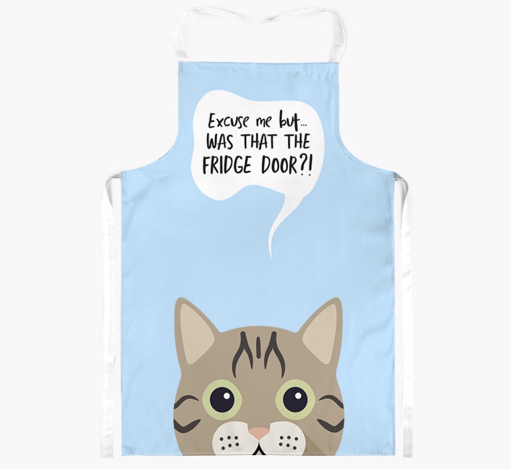 Was That The Fridge Door: Personalised {breedShortName} Apron