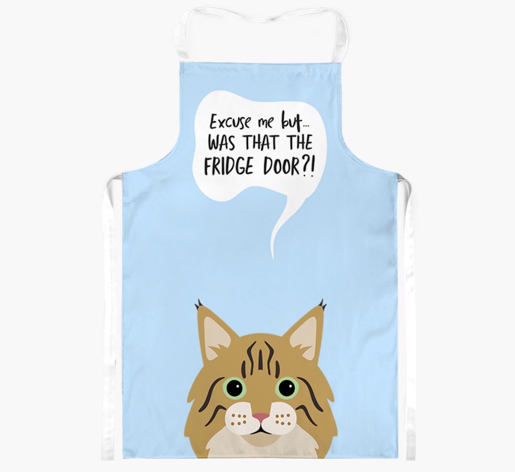 Was That The Fridge Door: Personalised {breedShortName} Apron