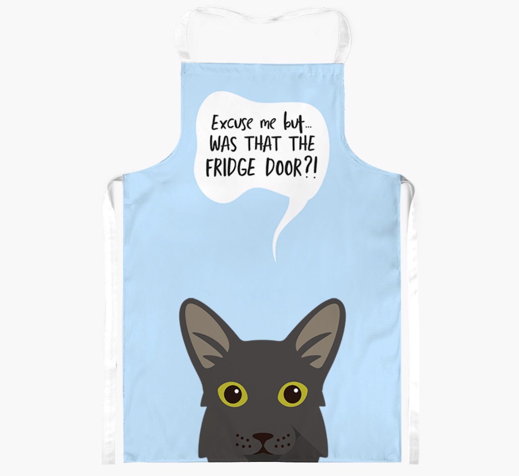 Was That The Fridge Door: Personalised {breedShortName} Apron