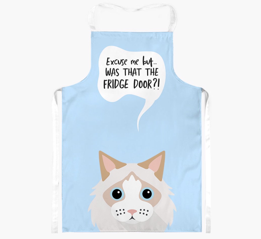 Was That The Fridge Door: Personalised {breedShortName} Apron
