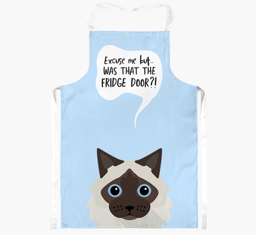 Was That The Fridge Door: Personalised {breedShortName} Apron