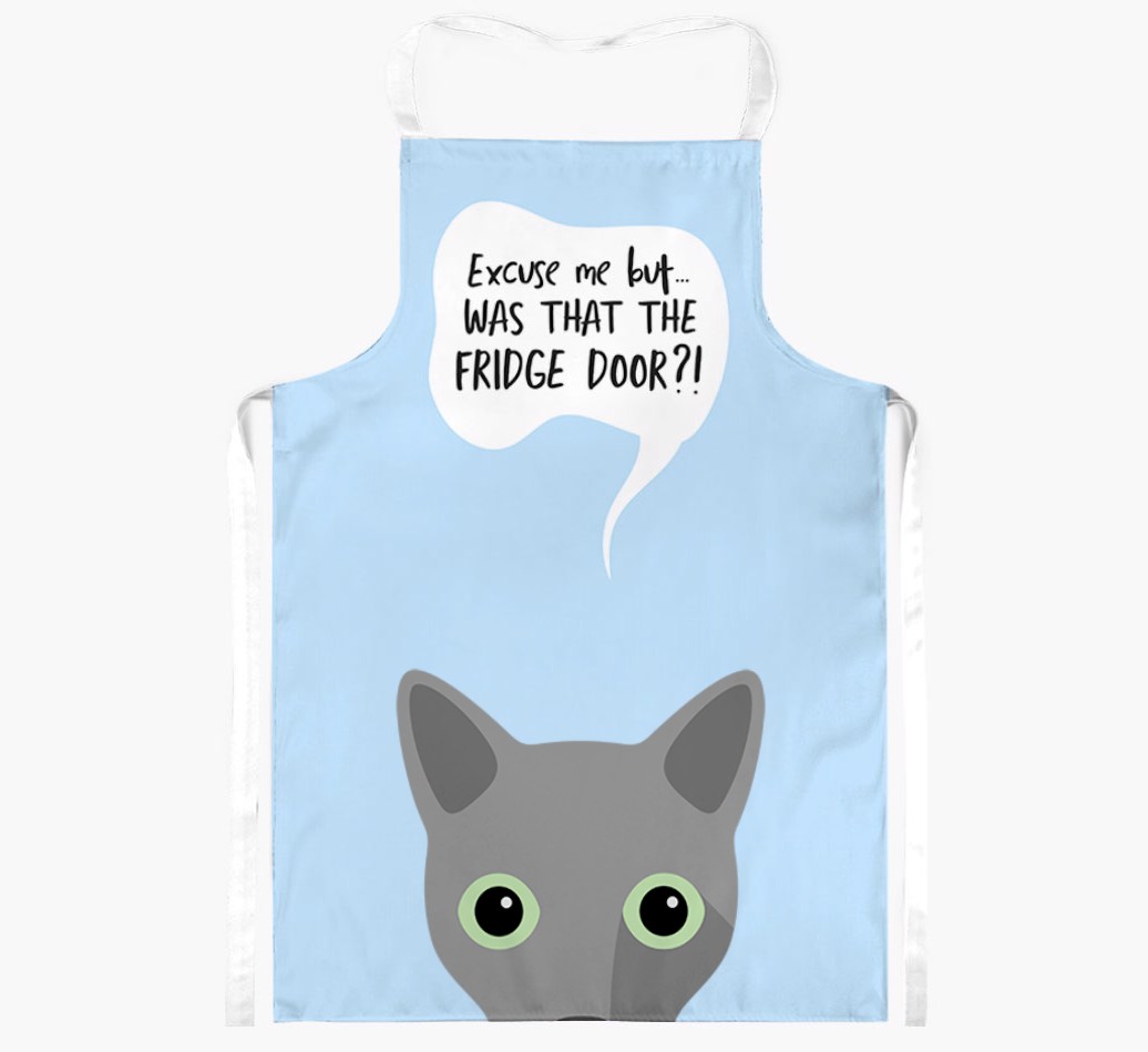 Was That The Fridge Door: Personalised {breedShortName} Apron