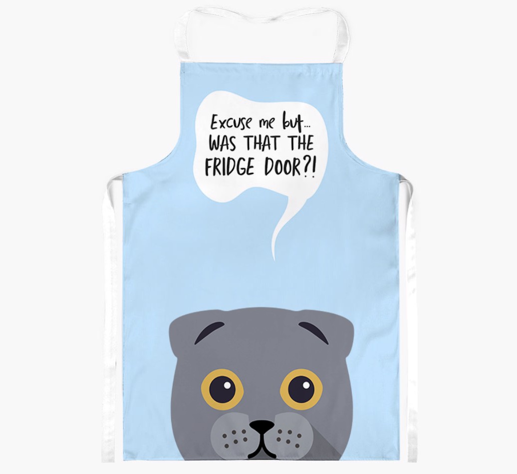 Was That The Fridge Door: Personalised {breedShortName} Apron
