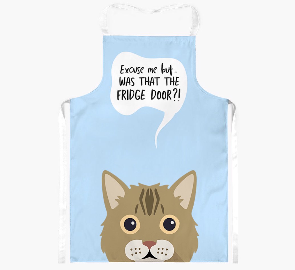 Was That The Fridge Door: Personalised {breedShortName} Apron