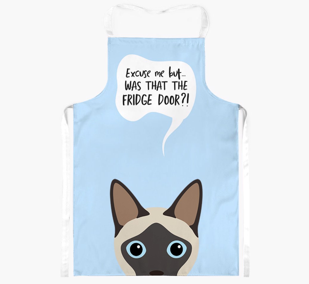 Was That The Fridge Door: Personalised {breedShortName} Apron