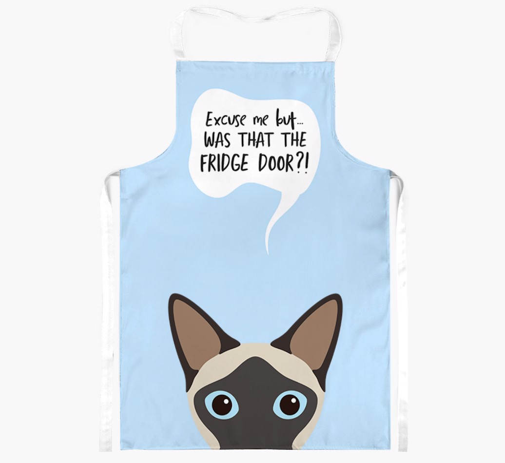 Was That The Fridge Door: Personalised {breedShortName} Apron
