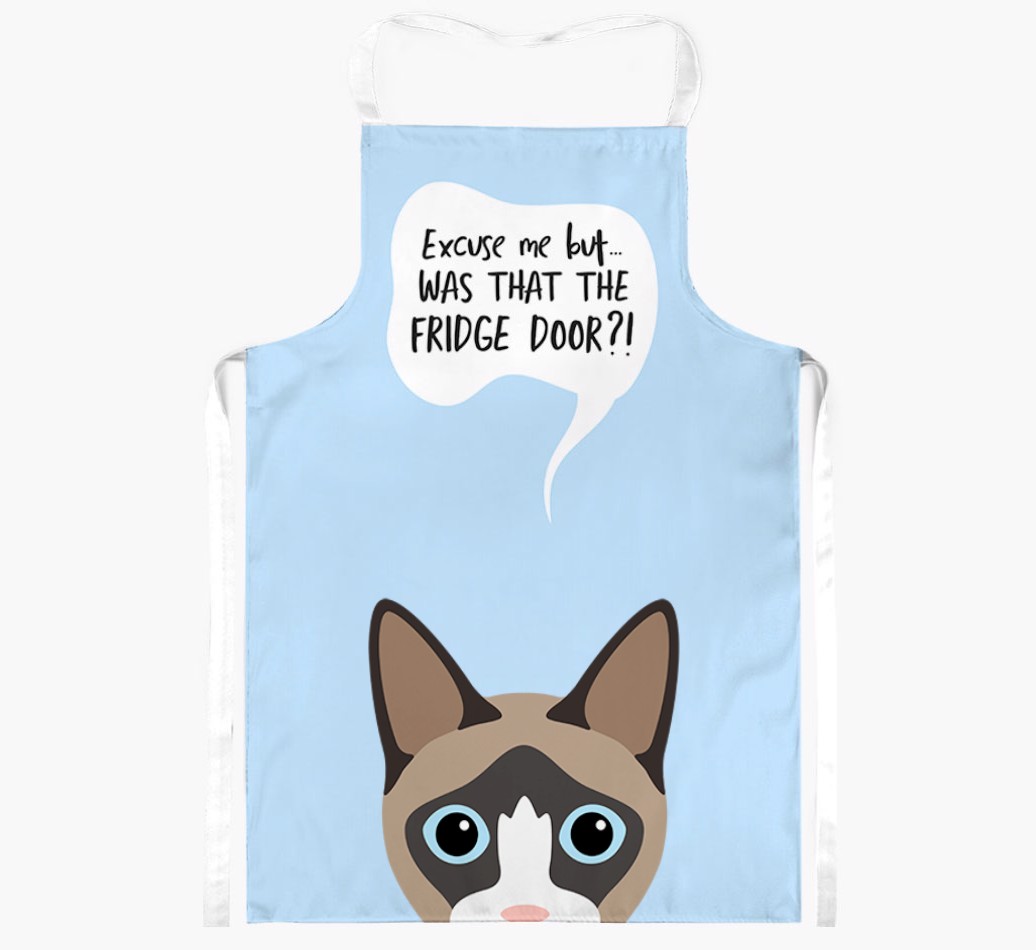 Was That The Fridge Door: Personalised {breedShortName} Apron