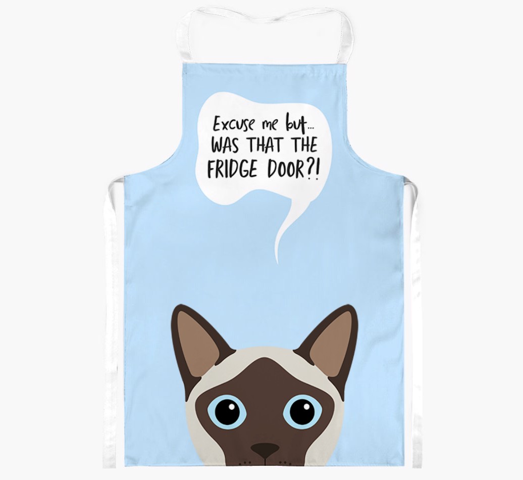 Was That The Fridge Door: Personalised {breedShortName} Apron