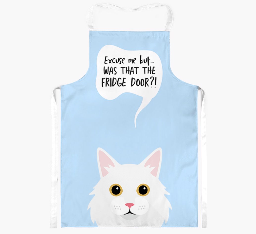 Was That The Fridge Door: Personalised {breedShortName} Apron
