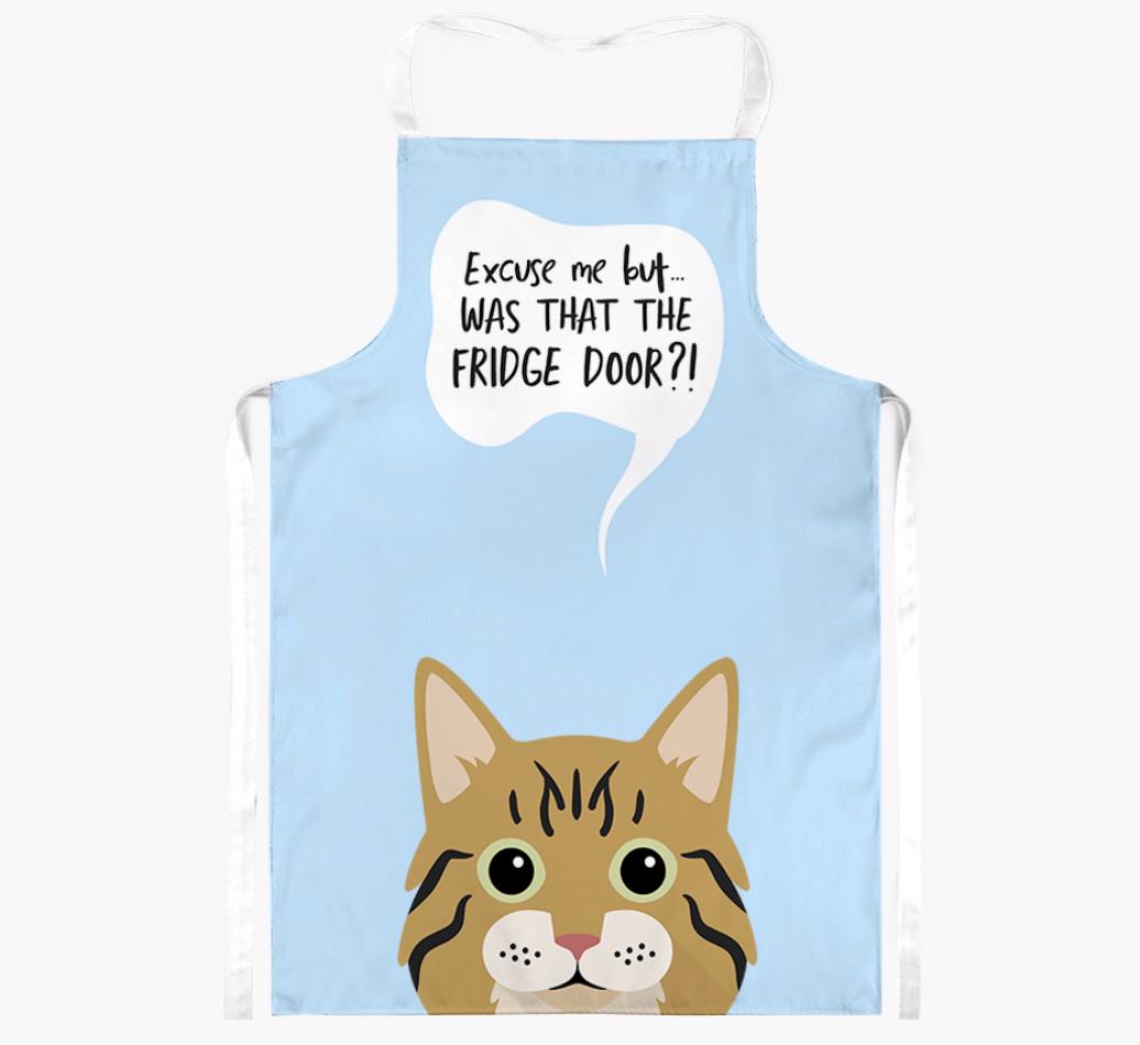 Was That The Fridge Door: Personalized {breedShortName} Apron