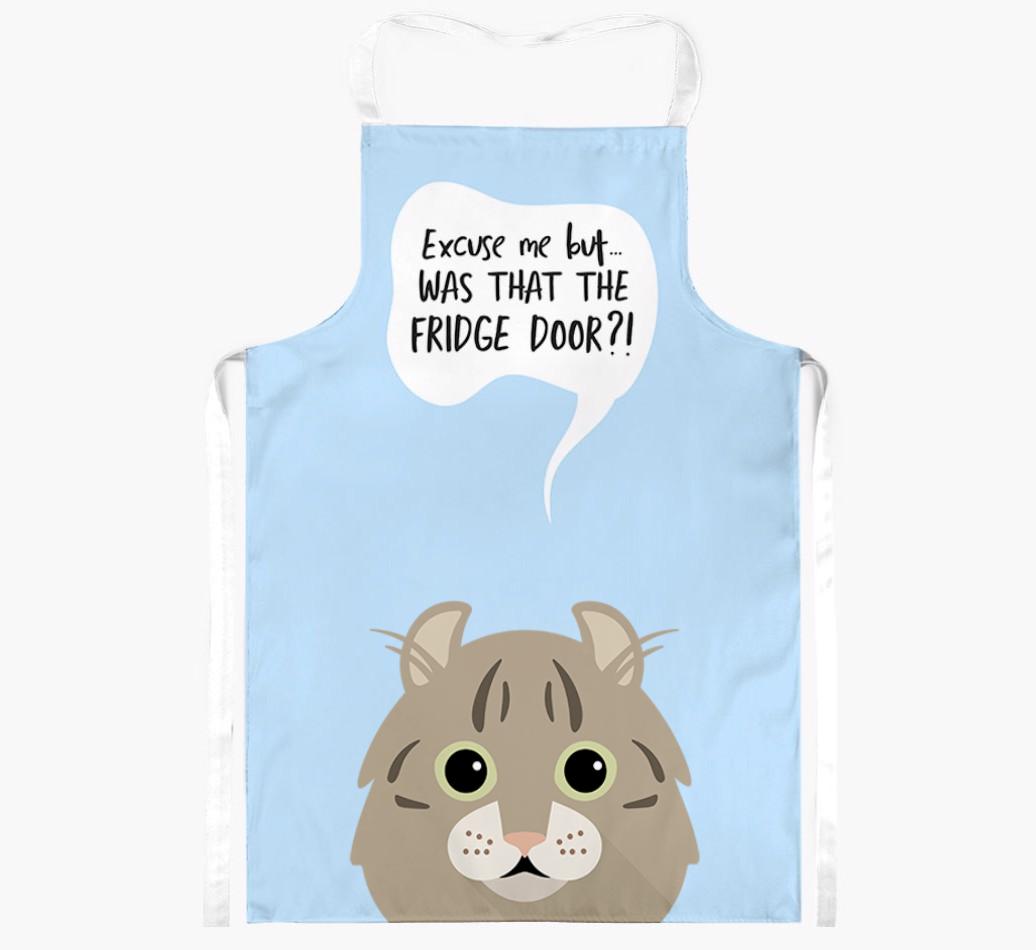Was That The Fridge Door: Personalized {breedShortName} Apron