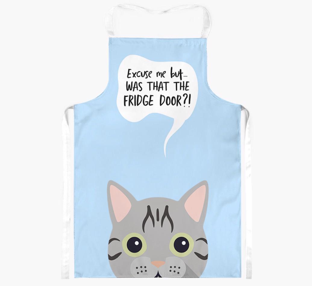 Was That The Fridge Door: Personalized {breedShortName} Apron