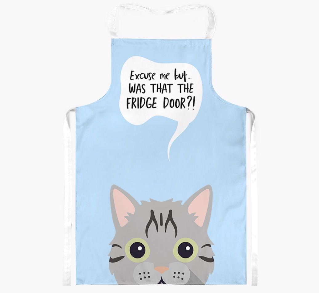 Was That The Fridge Door: Personalized {breedShortName} Apron