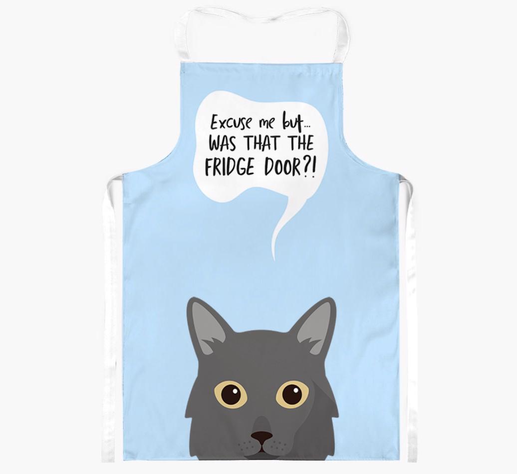 Was That The Fridge Door: Personalized {breedShortName} Apron