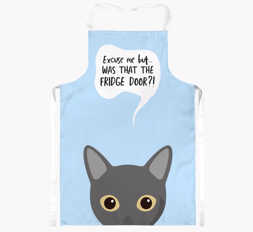 Was That The Fridge Door: Personalized {breedShortName} Apron