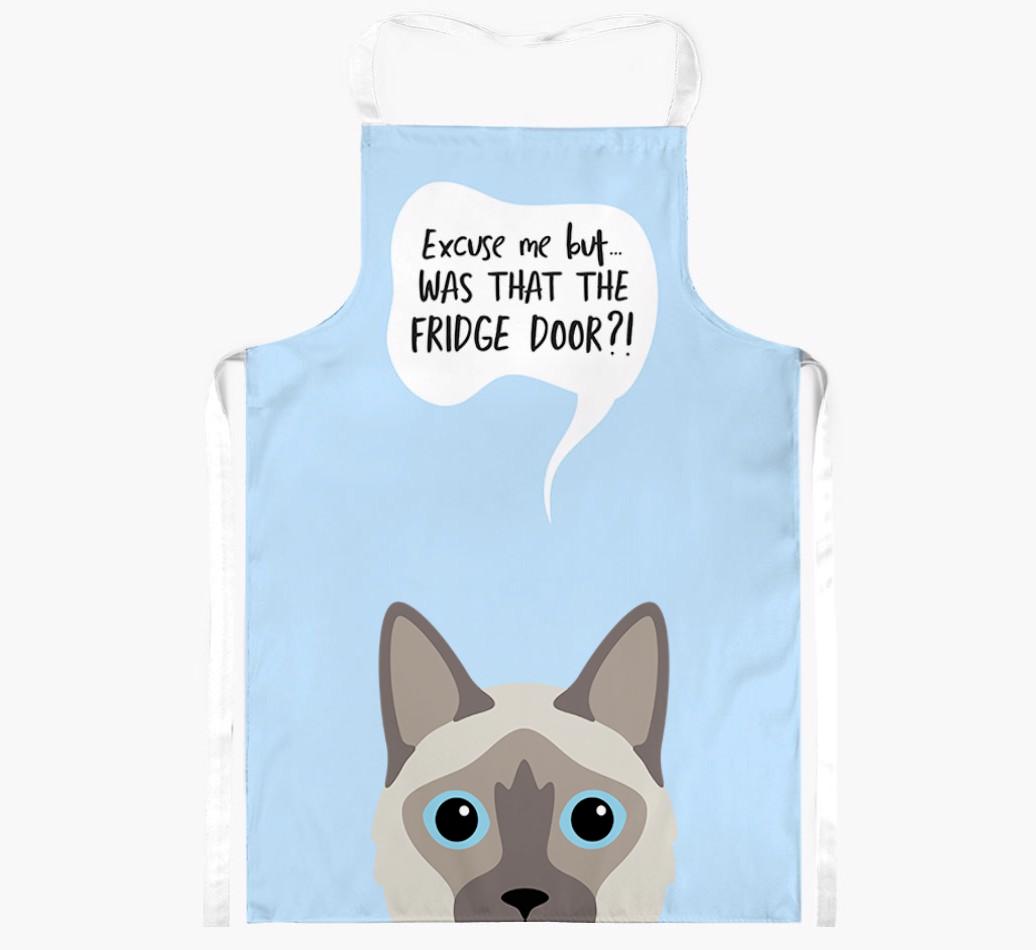 Was That The Fridge Door: Personalized {breedShortName} Apron
