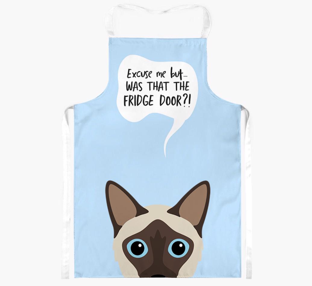 Was That The Fridge Door: Personalized {breedShortName} Apron