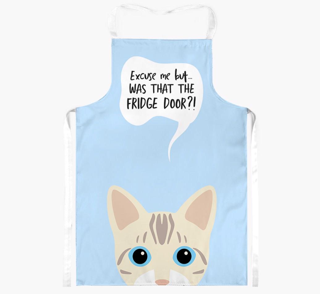 Was That The Fridge Door: Personalized {breedShortName} Apron