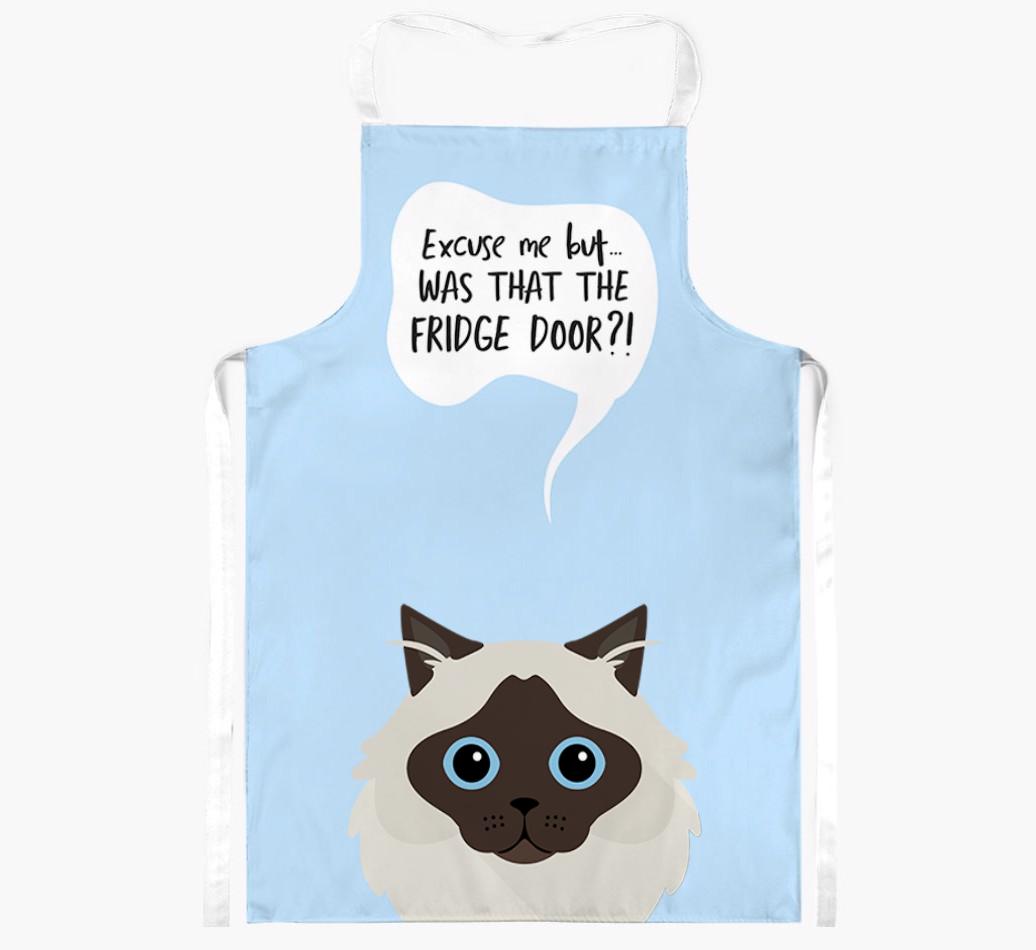 Was That The Fridge Door: Personalized {breedShortName} Apron