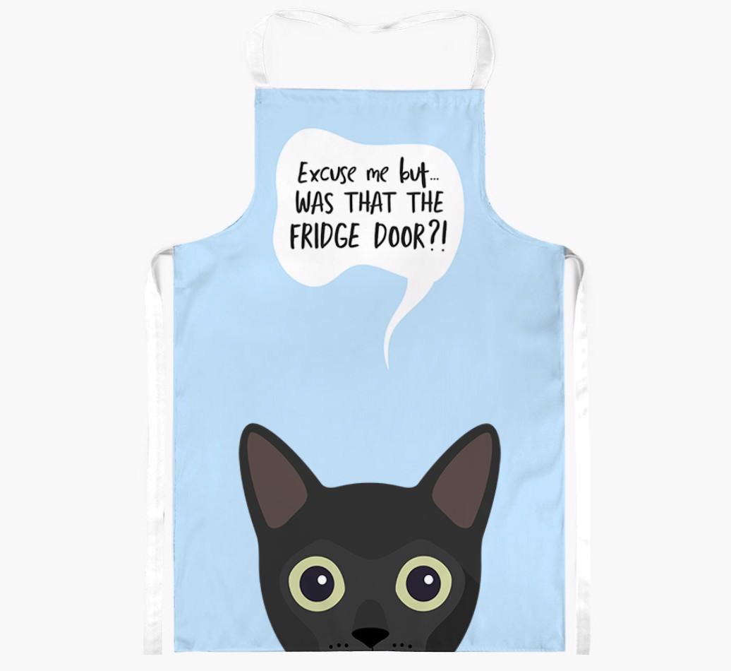 Was That The Fridge Door: Personalized {breedShortName} Apron