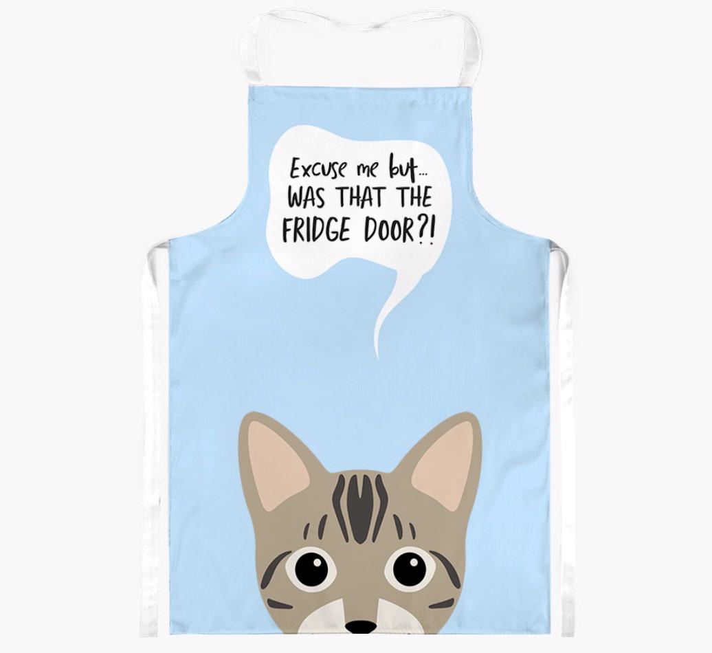Was That The Fridge Door: Personalized {breedShortName} Apron