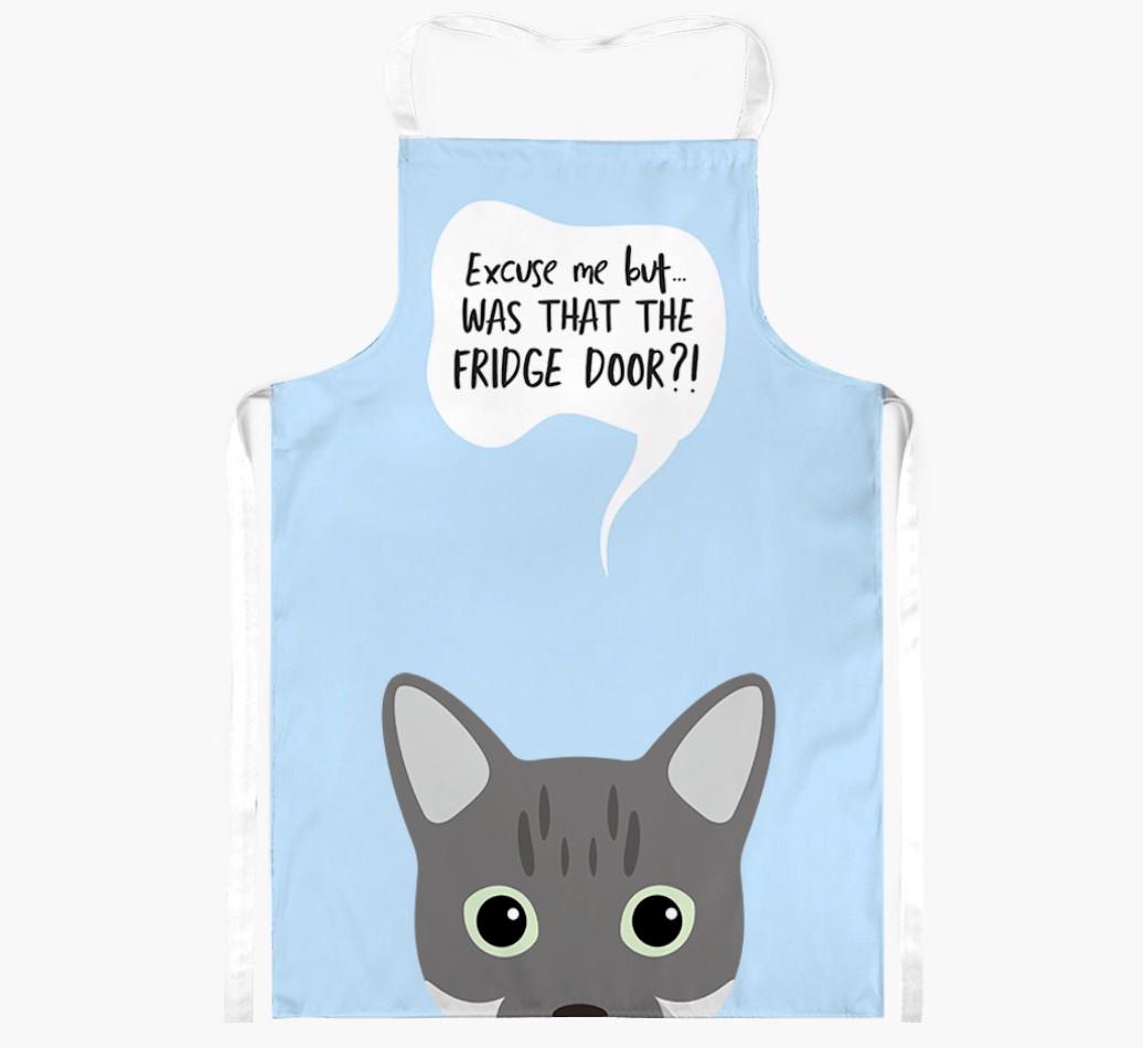 Was That The Fridge Door: Personalized {breedShortName} Apron