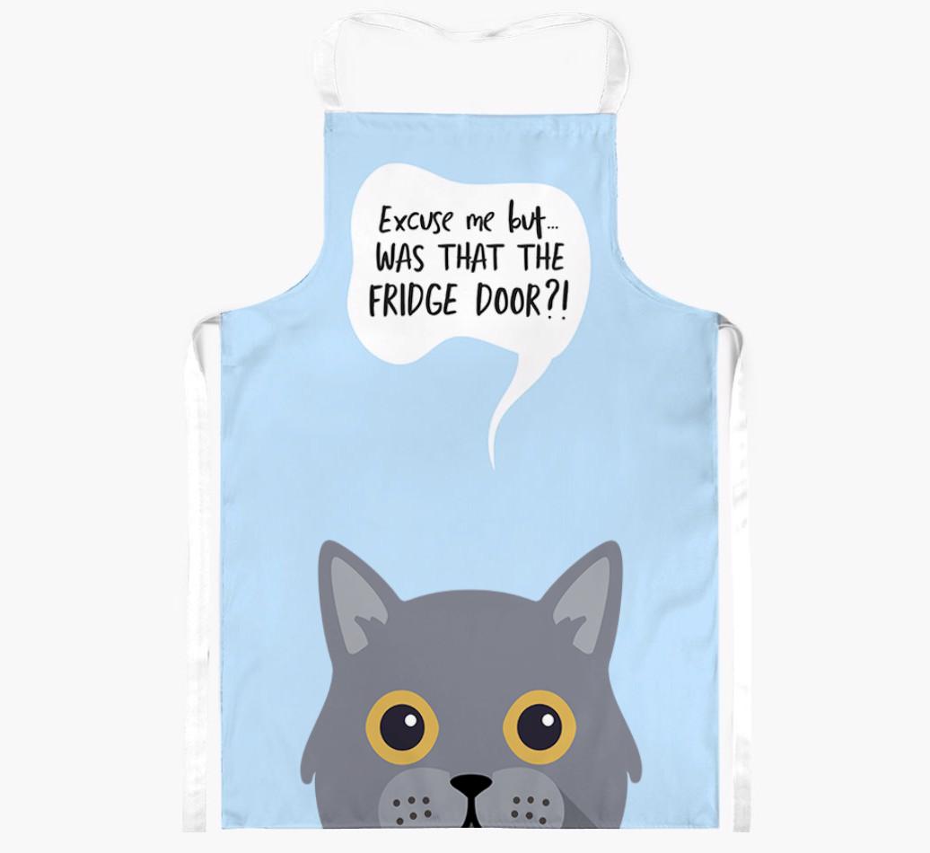 Was That The Fridge Door: Personalized {breedShortName} Apron
