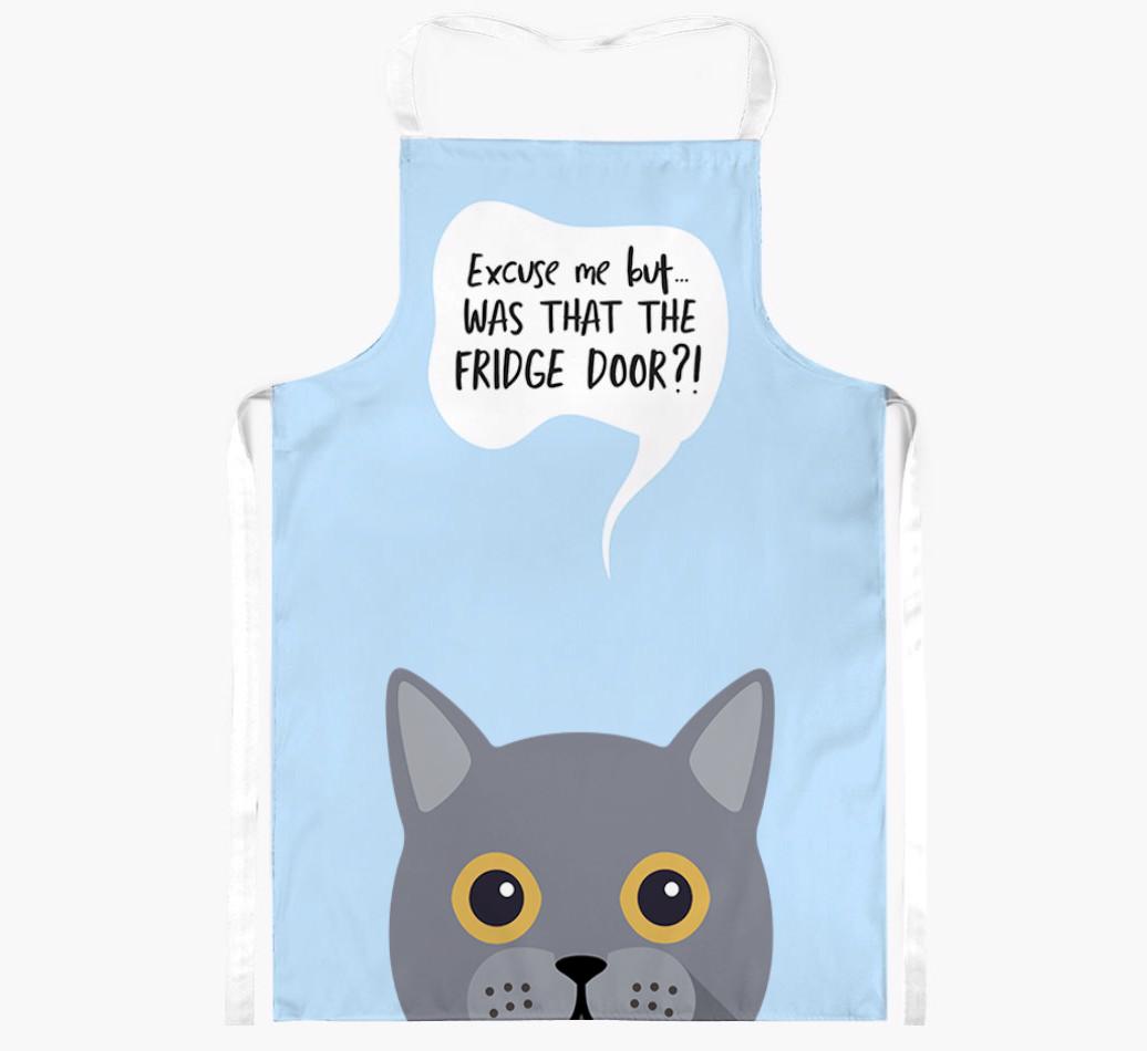 Was That The Fridge Door: Personalized {breedShortName} Apron