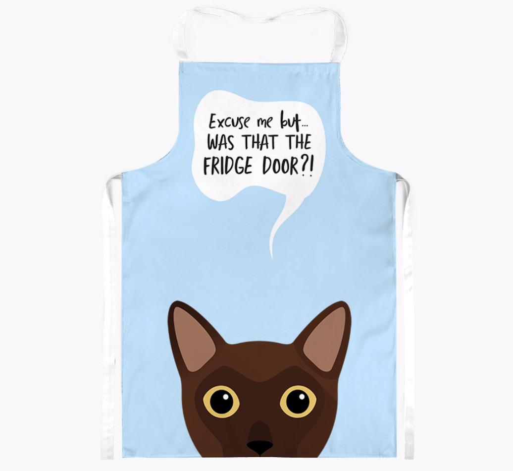 Was That The Fridge Door: Personalized {breedShortName} Apron