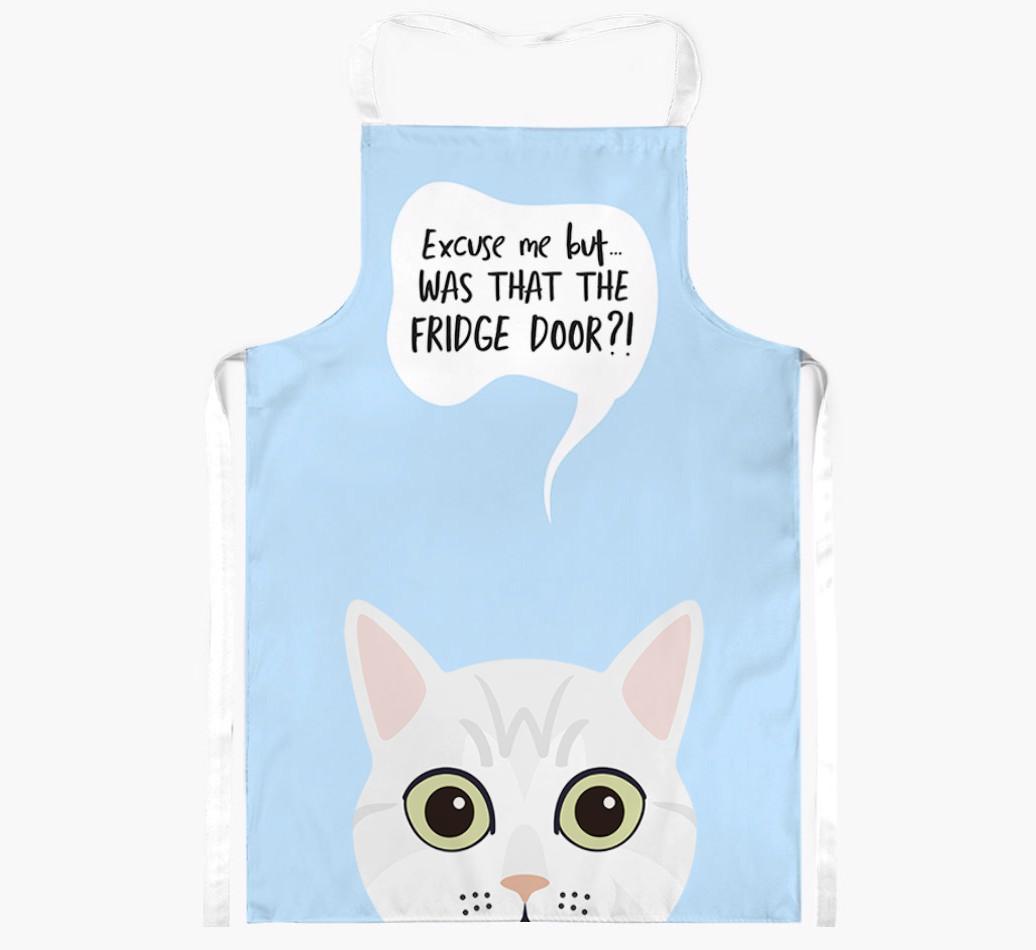 Was That The Fridge Door: Personalized {breedShortName} Apron