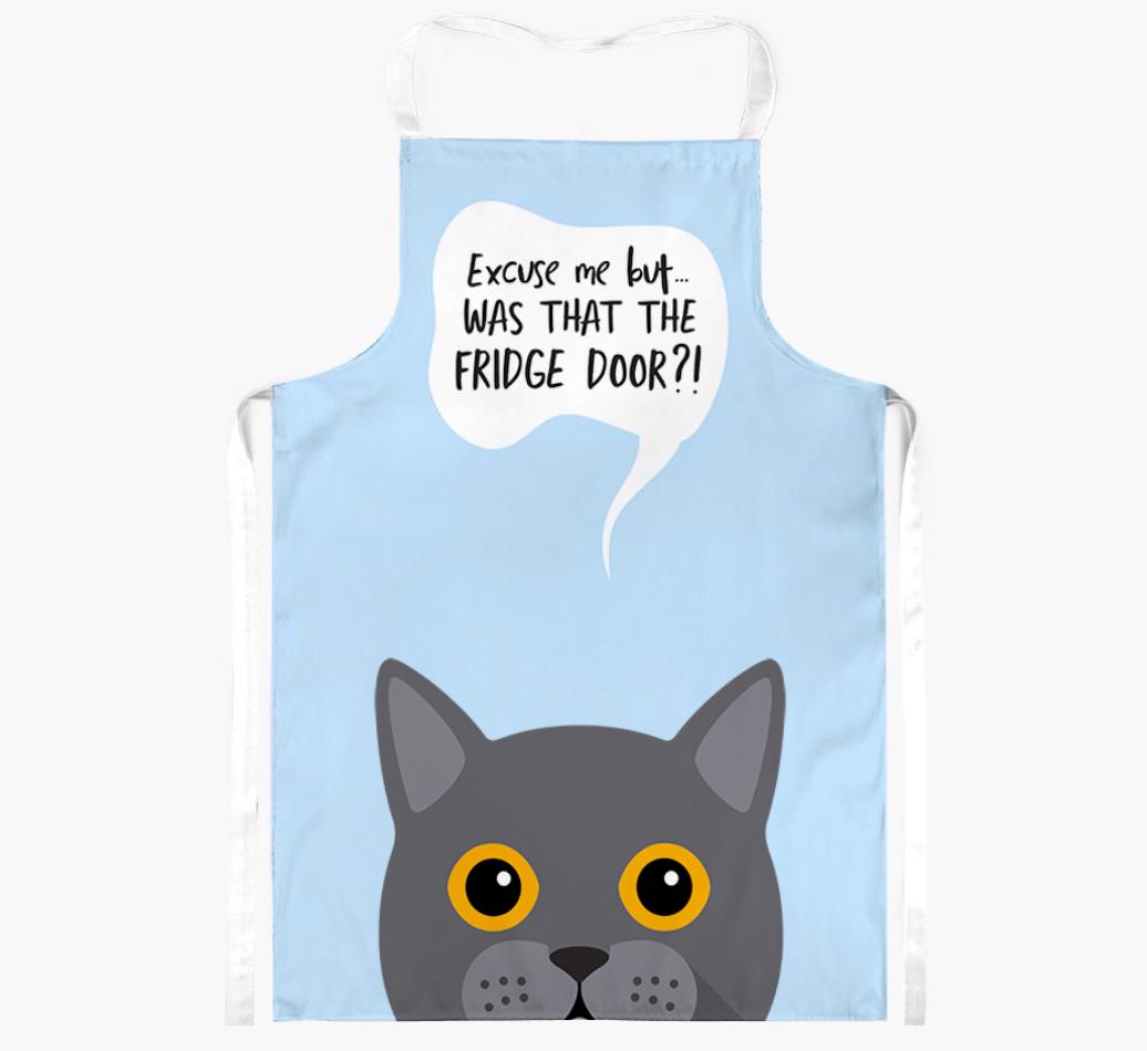 Was That The Fridge Door: Personalized {breedShortName} Apron
