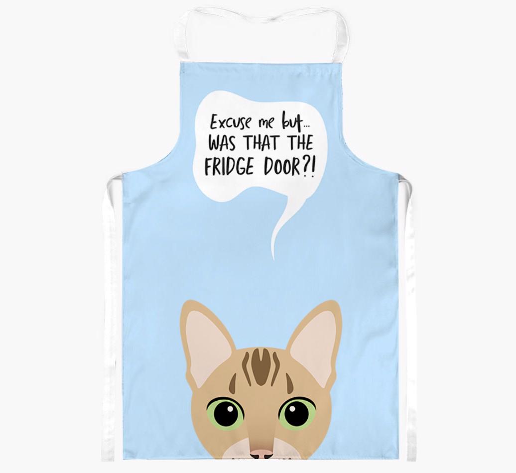 Was That The Fridge Door: Personalized {breedShortName} Apron